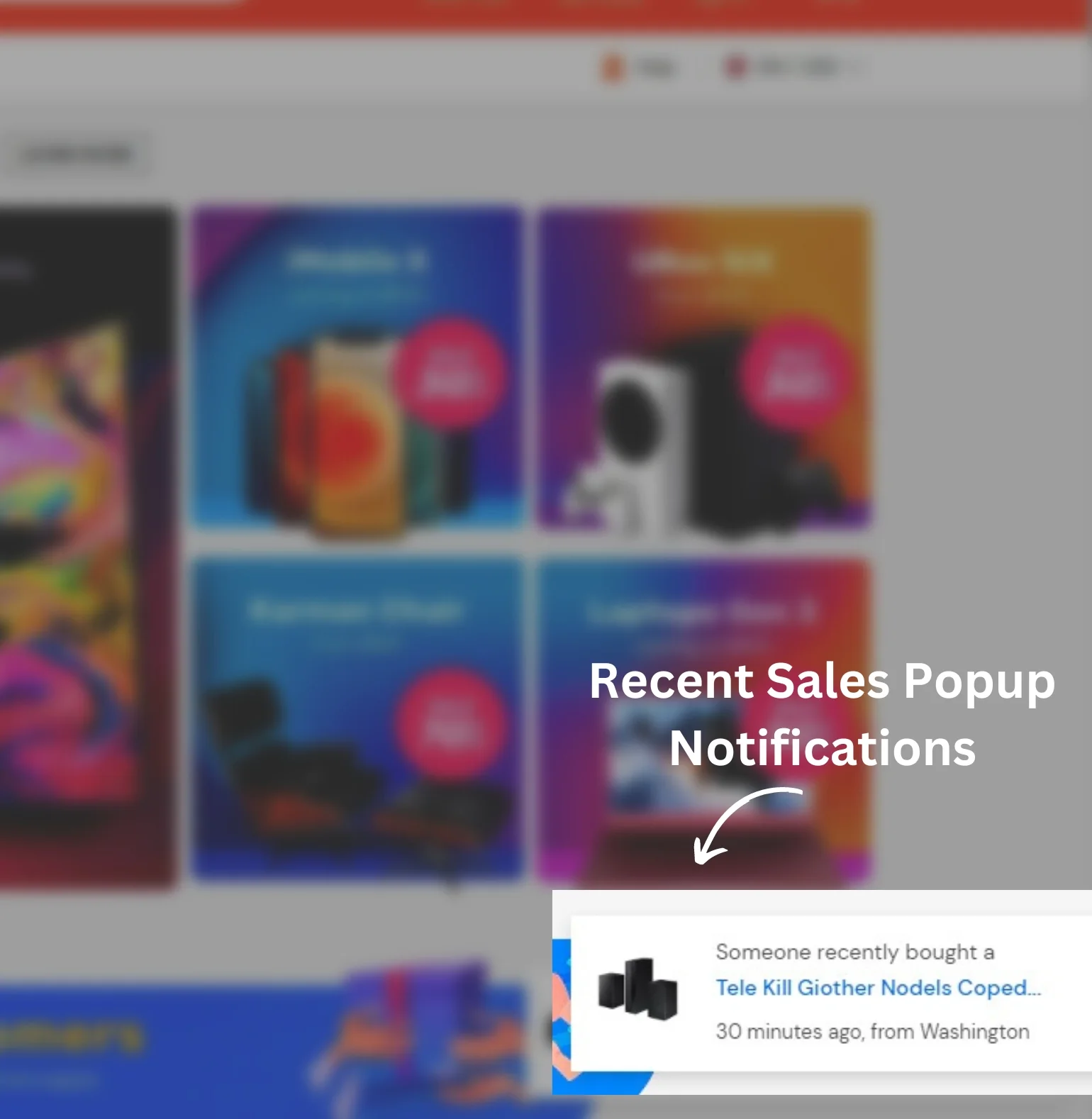 70 Sales Notifications Popup Template kit